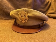 Officers Visor Cap US Army Crusher Bancroft