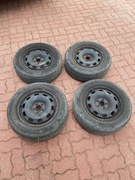 Opony Dębica Presto HP 195/65/15 + felgi stalowe VW 6J 15H2 5x100 - bdb