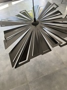 żyrandol lampa sufitowa czarna