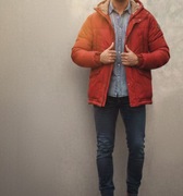 Kurtka puchowa puch Napapijri XL, gęsi puch