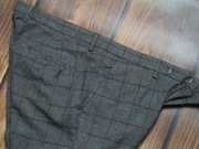 CINQUE- CIBEPPE- CHINOSY- SKINNY FIT- MATERIAŁOWE- KRATKA- pas 93 cm