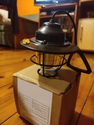 Lampa wisząca zasilana akumulatorem, ładowana,  zewnetrzna