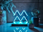 NEON WODNIK AQUARIUS ZNAKI ZODIAKU HOROSKOP lampa dekoracja