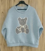 Bluza z aplikacją misia ocieplana