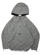 Kurtka anorak Adidas Retro Boxy Vintage Logo nike rozpinana z kapturem