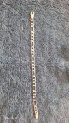 Srebrna bransoletka damska/męska – splot figaro – 18 cm – 4 mm