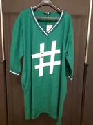 Bluzeczka 3/4 rękaw ala tunika- zielona 