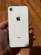 iPhone XR 64GB biały – działa, odprysk na ekranie + cichy głośnik