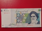 Iran 20000 Rial 2019r. P-153d UNC 