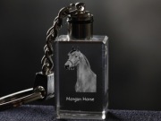Morgan Horse brelok sześcienny ŚWIECĄCY Koń