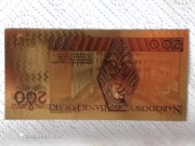 200 zł ZYGMUNT I STARY Piękny Pozłacany Banknot UNC Dziedzic67