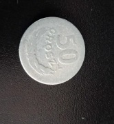 moneta 50 groszy z 1949 bez znaku menniczego
