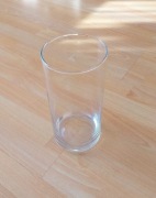 Wazon szklany prosty, flakon na kwiaty bukiety