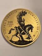 Husaria. fi 50 mm. Mosiądz patyna. Gyges