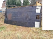 Platforma stalowa na najazd z hakiem