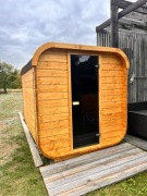 SAUNA OGRODOWA 200cm piec na drewno