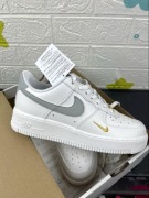 Buty Nike Air Force 1 White Grey Gold