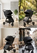 Wózek baby jogger city mini gt z tacką i podnóżkiem