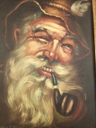 Olej na płótnie Mężczyzna z fajką Sanders Holandia