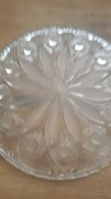 Patera talerz taca kryształ kryształowa PRL