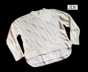 JDY by Only  ładny sweter+wstawka r.L/XL