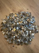 Zestaw ponad 10 kilogramów monet świat od złotówki.