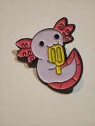 Przypinka emaliowana Axolotl