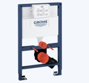 Zestaw GROHE Stelaż 82cm + Przycisk CZARNY MAT | OKAZJA -40%