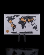 Magnetyczna Mapa Świata DELUXE – Elegancja i Globalna Inspiracja!