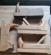 Stare strugi stolarskie 4szt. hebel PRL lata 60