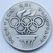 Moneta srebrna 200 zł IGRZYSKA XXI OLIMPIADY z 1976 roku