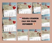 Personalizowany kalendarz na Dzień Babci i Dziadka – 10 wzorów do wyboru