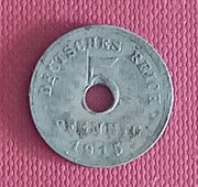 NIEMCY  5  fen.1915    / CZYTAJ OPIS /