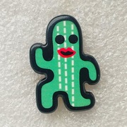 Odznaka Zabawny kaktus,,Pozdrowienia z kaboszonu,,