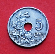 5 Centimes 1925  r -    Belgia   Belgique