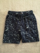 Granatowe krótkie spodenki szorty w kropki Pep&Co 122 - 128 jak nowe