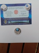 Systemy Solarne Uran Ag.14,14g.proba 925 32mm.mennicze certyfikat