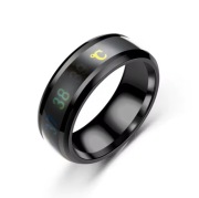 Smart ring - inteligentny pierścień, wodoodporny, unisex, pomiar temperatur