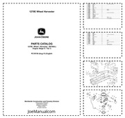 John Deere 1270E Harvester Parts Catalog Katalog Części schematy budowy