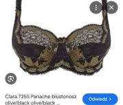 Biustonosz PANACHE 75F Clara NOWY Miękki / Soft w kolorze OLIVE / BLACK