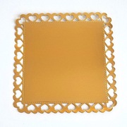 Scrapki Papierowe - Serwetka Serca duża złota.