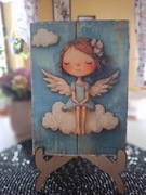 Obrazek na desce Aniołek 