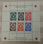 Blok 5 DACHAU pap.biały Gwarancja J.Walocha PZF BDB.