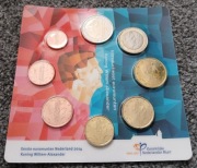 Holandia 2014. Euro zestaw monet 1ec-€2. Menniczy blister. Euroset