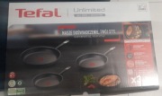 TEFAL UNLIMITED zestaw 3 patelni na wszystkie kuchenki + indukcja