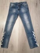 spodnie jeans firmy Happy House, rozmiar 134/140