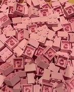 Klocki lego 3003 2x2 różowy 10 szt