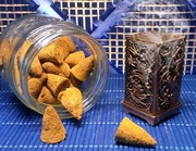 Uchwyt na kadzidło, ozdoba + kadzidełka 60 sztuk zestaw