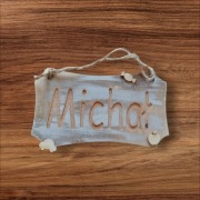 Tabliczka imienna 12cmx7cm "Michał"