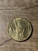 Moneta z Opolskiego zoo Żyrafa 